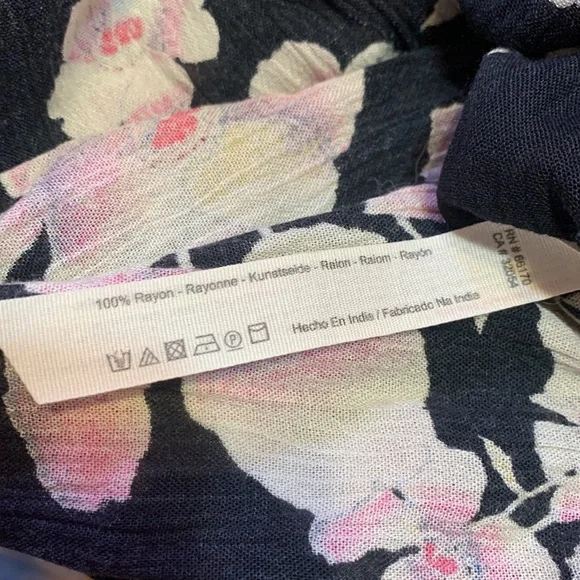 Free People Black Garden Party Floral Maxi Dress NWOT - Picture 14 of 15